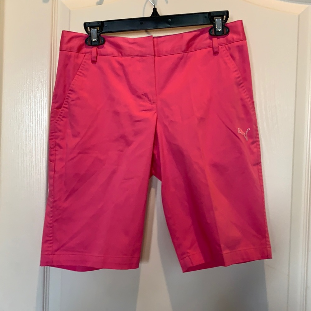 Puma hot pink golf short